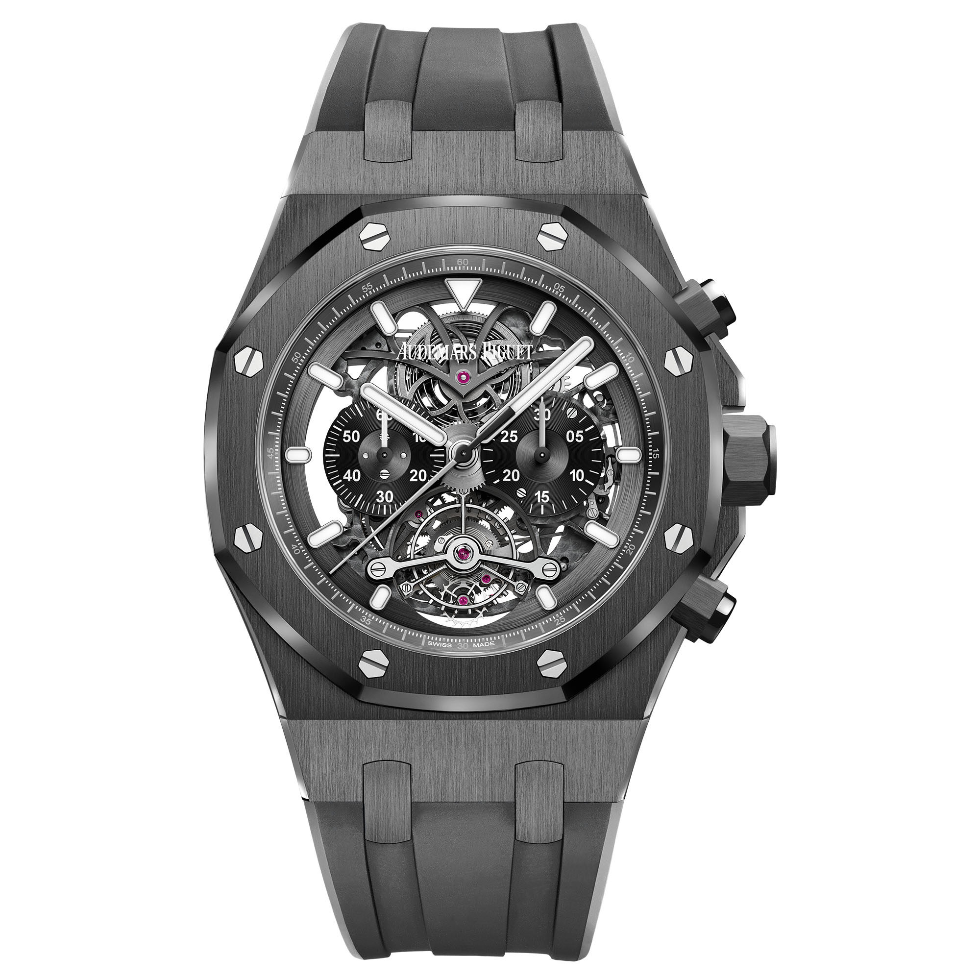 Shopping Replica Audemars Piguet Royal Oak Tourbillon Openworked 26343CE.OO.D002CA.01 watch